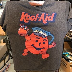 Kool-aid Man Kraft Brand Gray Kids XL size T-Shirt